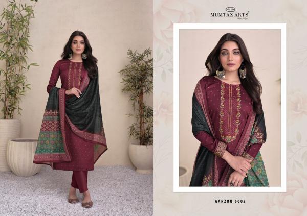 Mumtaz Aarzoo Jam Satin Designer Salwar Suits Collection